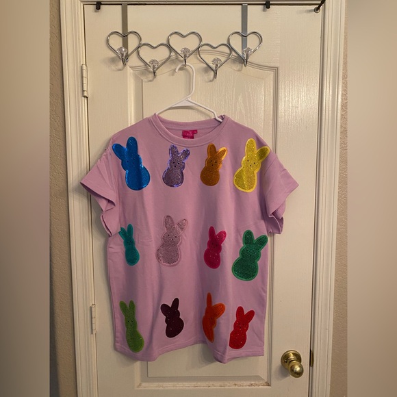 QUEEN OF SPARKLES Tops - Queen Of Sparkles Bunny Top XL